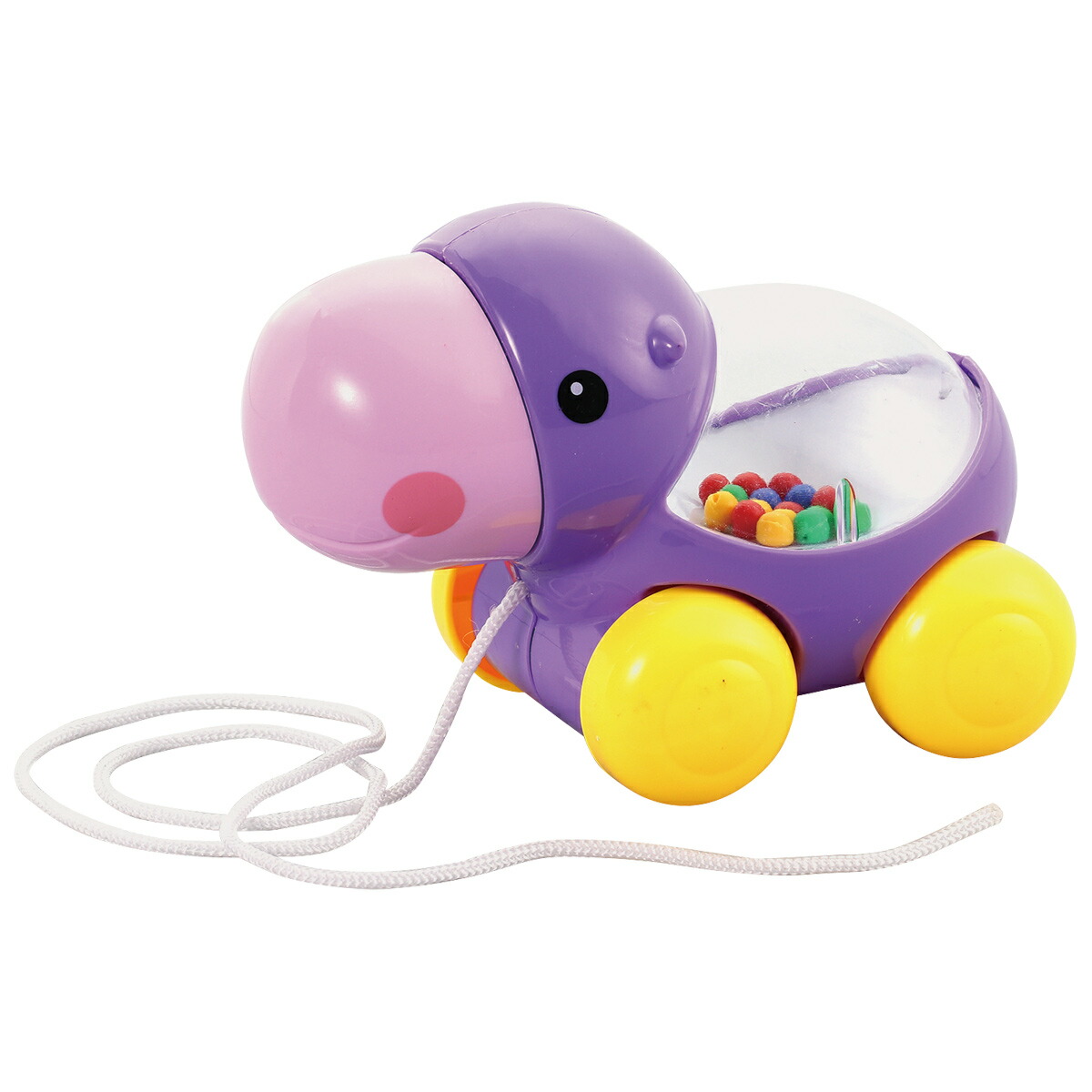 おさんぽアニマル かば カバ ゲーム プルトイ 引っ張るおもちゃ こども 子供 遊び 玩具 室内 お散歩 出産祝い 女の子 人気 おすすめ 訳あり品送料無料