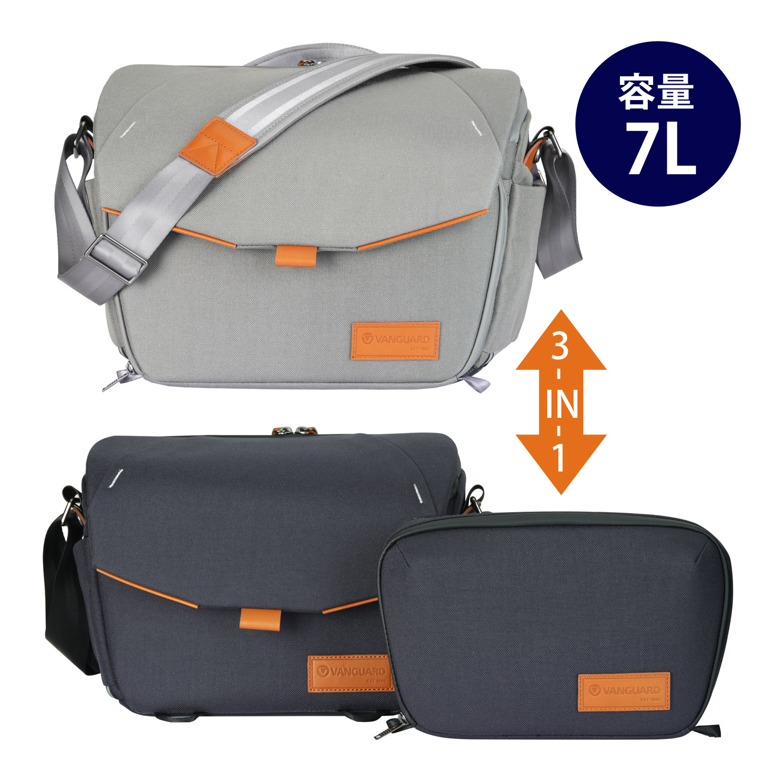 カメラバッグ ショルダーバッグ 一眼レフカメラ ミラーレスカメラ VEO CITY S30 カメラ女子 男女兼用 7L 取り出しやすい バンガード VANGUARD