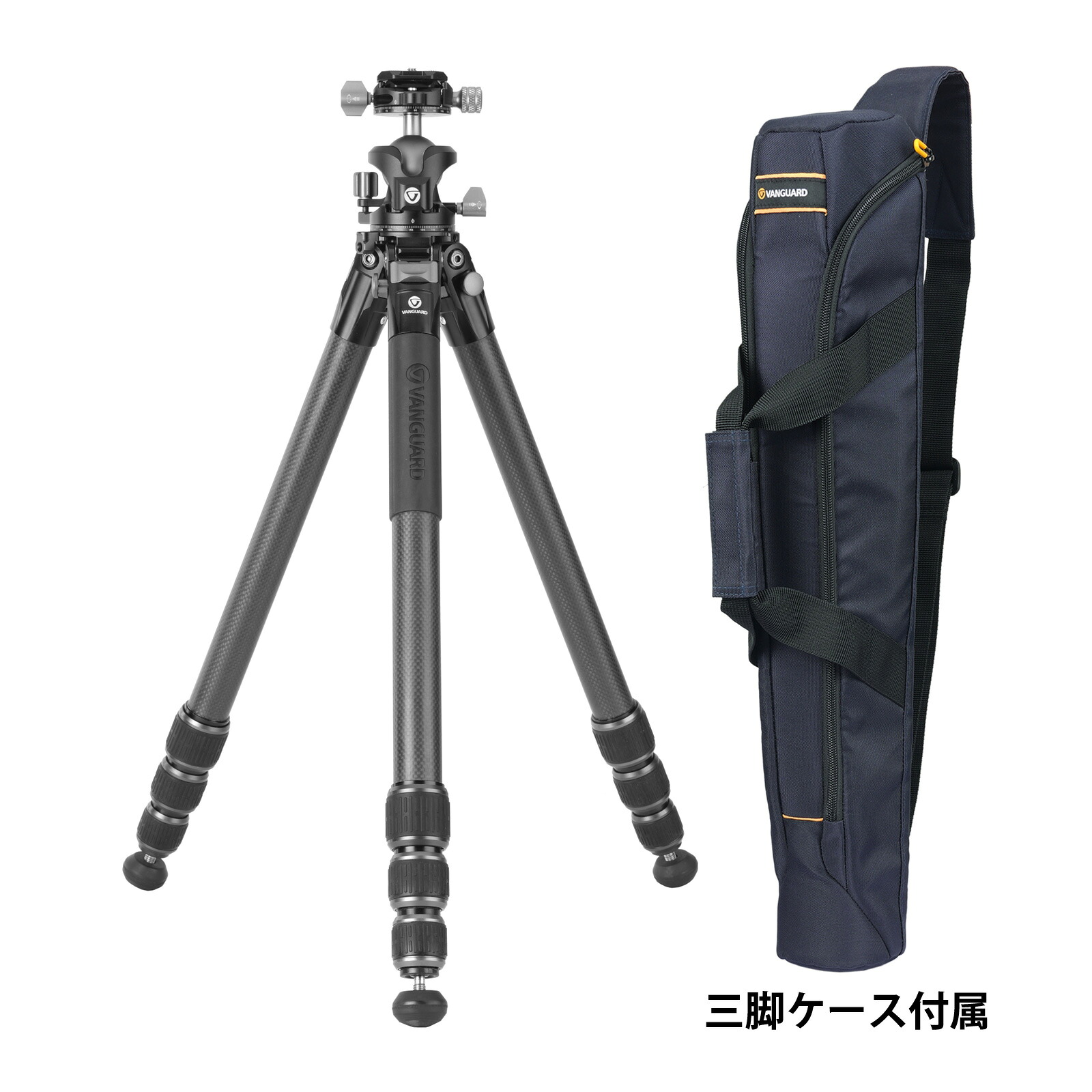 三脚 一眼レフ ミラーレス ALTA PRO 3X 304CLBPS 30脚径カーボン三脚 自由雲台LBP-55S付属 耐荷重25KG 軽量雲台 センターポールレス｜ルーペスタジオ