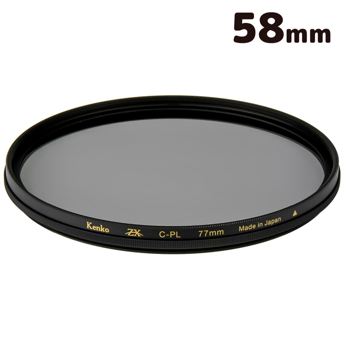 【楽天市場】レンズフィルター カメラ デジタルカメラ デジカメ フィルター PL[円偏光]レンズフィルター ZX CPL[薄枠] 58mm