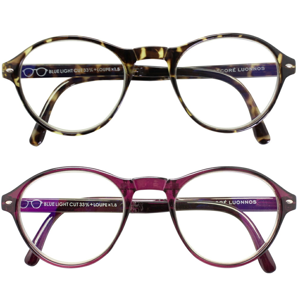 楽天市場】ルーペメガネ 1.5倍 メガネ 眼鏡 折りたたみ 携帯 カルモ