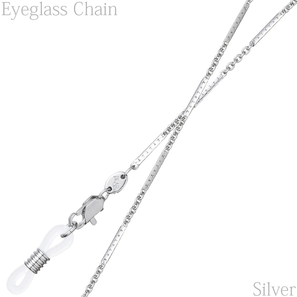 楽天市場 メガネチェーン 銀色チェーン Cw 103 パール 眼鏡チェーン パーツ レディース メンズ 男性用 女性用 かわいい シルバー ギフト プレゼント ルーペスタジオ