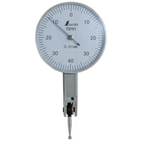 ダイヤルテストインジケーター 0.01mm/0.8mm 73751 工具 工場用 測定器 測量工具 平面度測定 平行度測定 偏芯測定 シンワ測定