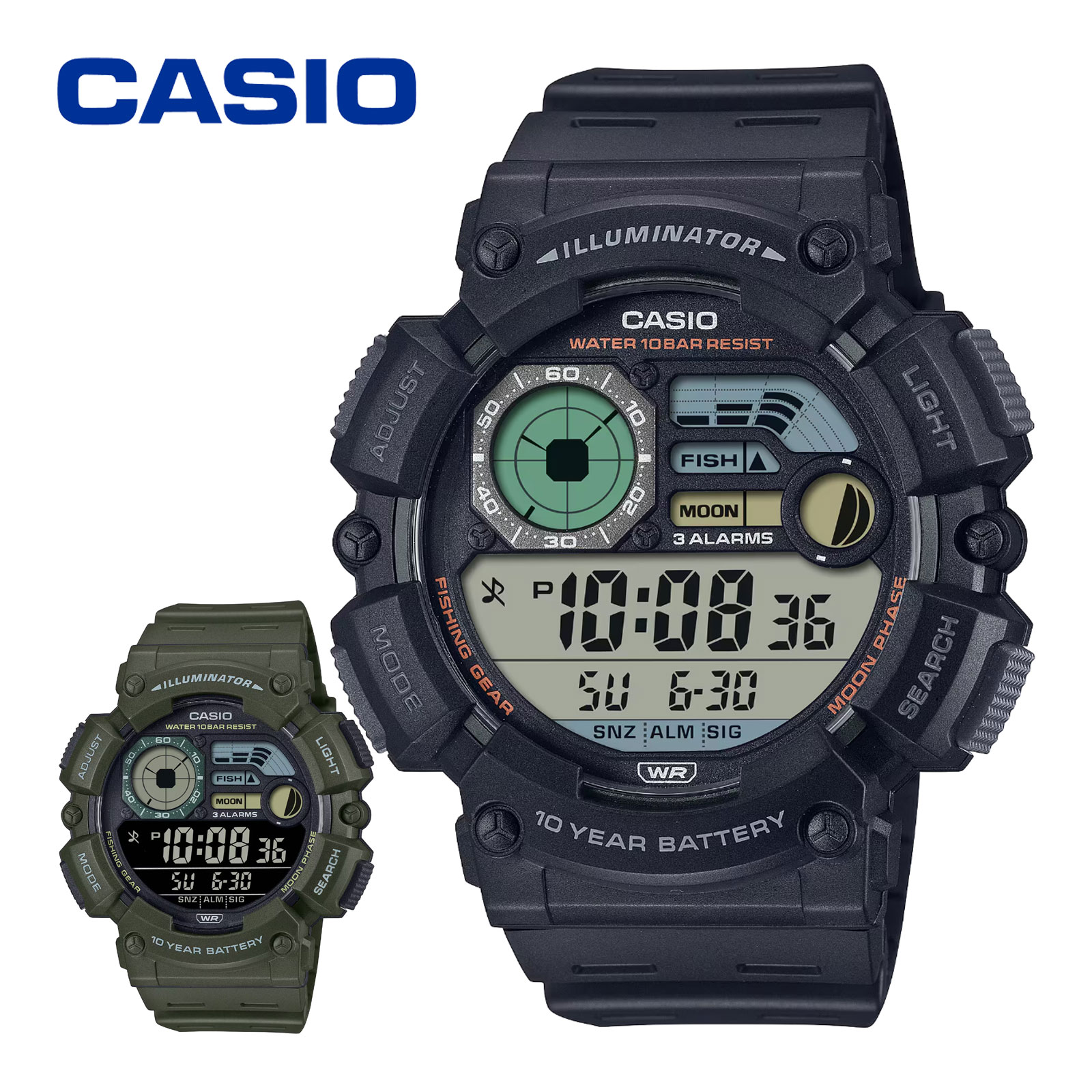 楽天市場】【カシオ・腕時計】CASIO カシオ 腕時計 フィッシングギア