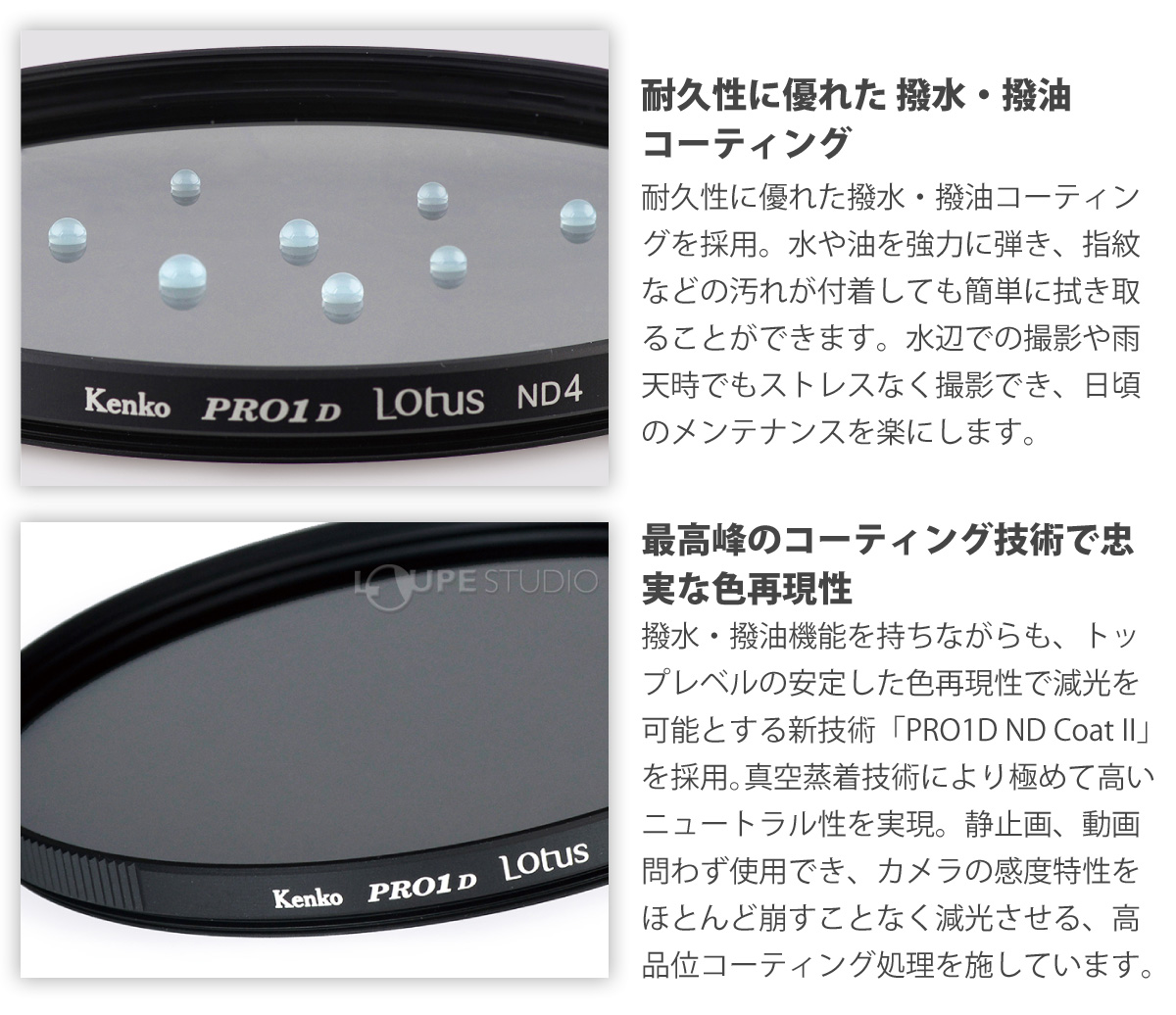 初回限定 Kenko NDフィルター PRO1D Lotus ND32 77mm 光量調節用 撥水