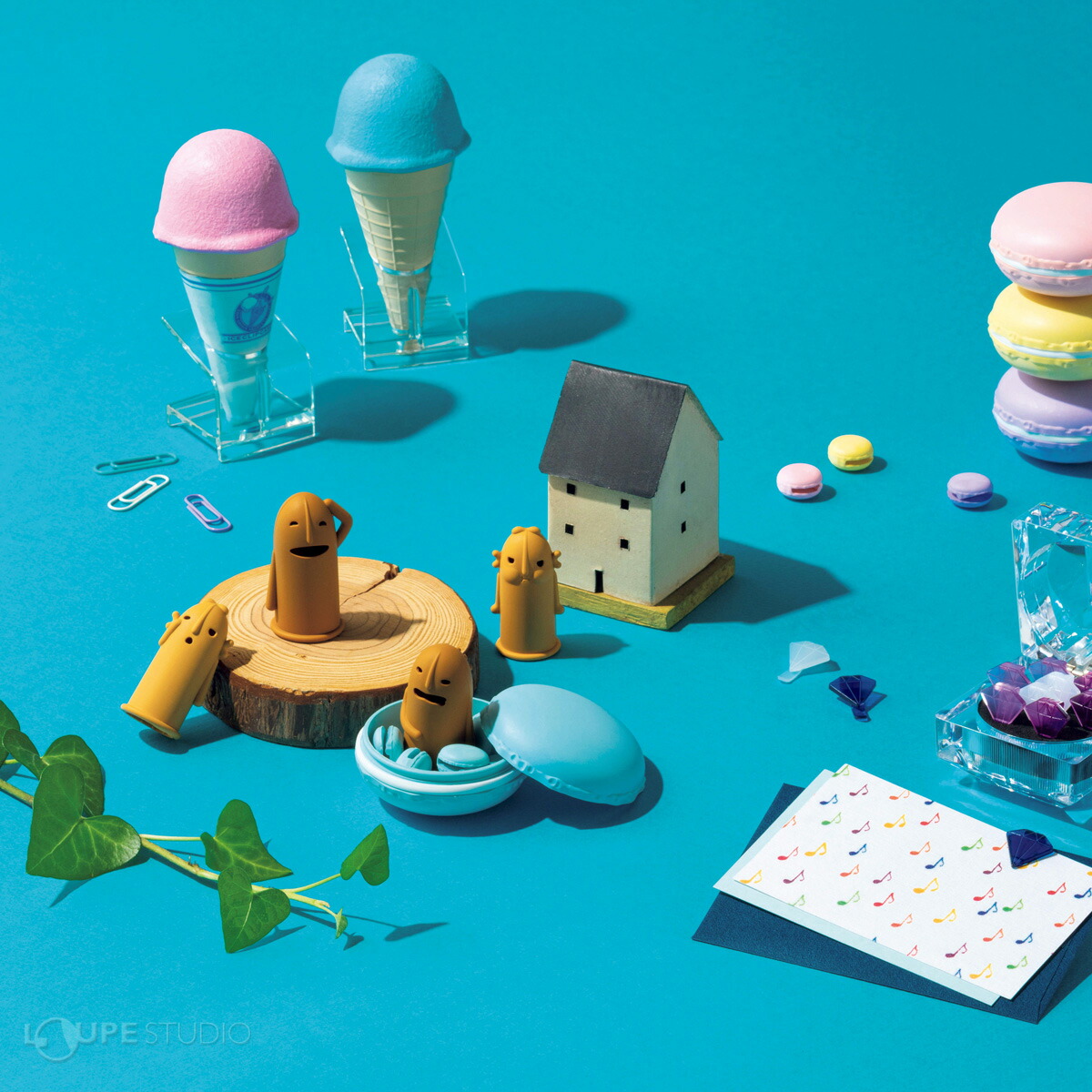 指サック 事務 はにさっく 単品 はにさっく2 埴輪 癒し グッズ かわいい はにサック 3種 はにわ