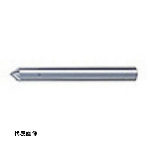 ユニオンツール 超硬スパイラル面取りカッタ テーパ φ1&times;刃長4.5X片角45&deg; 工事 建築 大工 diy [SV2100] 販売単位：1 送料無料｜ルーペスタジオ