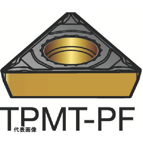 ターニングチップ SANDVIK コロターン111 旋削用ポジチップ(120) 5015 [TPMT 09 02 02-PF 5015] 10個セット 送料無料