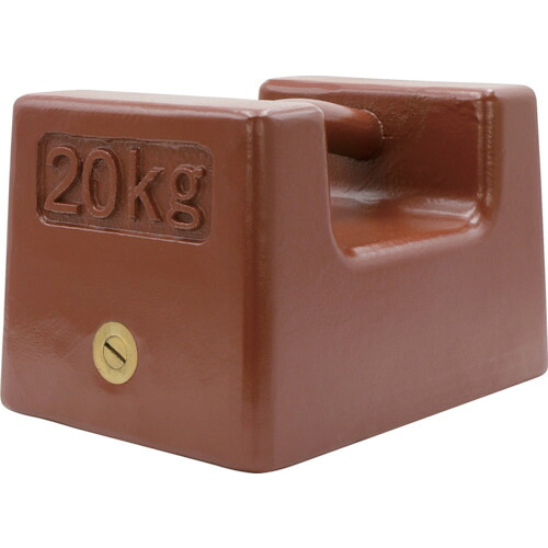 TRUSCO トラスコ中山 M2級 鋳鉄製枕型分銅 20kg [M2RW-20KG] M2RW20KG 販売単位：1 送料無料