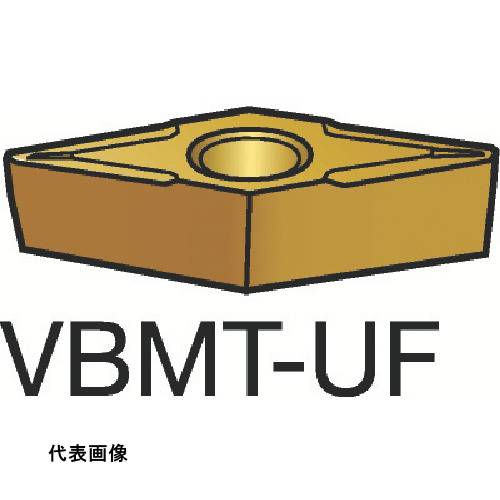 ターニングチップ SANDVIK コロターン107 旋削用ポジチップ(130) 1525 [VBMT 11 02 02-UF 1525] 10個セット 送料無料