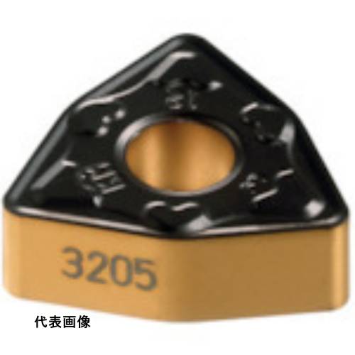 ターニングチップ SANDVIK T-Max P 旋削用ネガ・チップ(110) 3205 [WNMG 08 04 16-KM 3205] 10個セット 送料無料｜ルーペスタジオ
