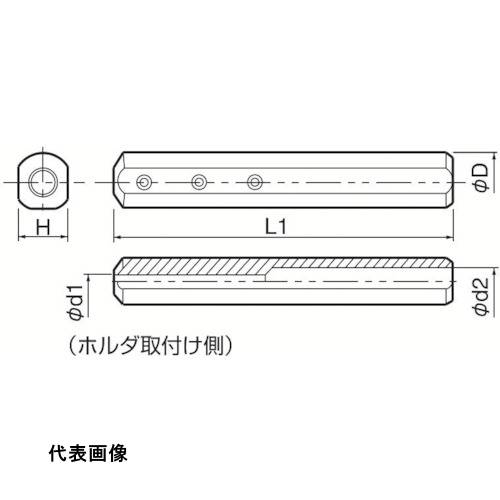 工具ターニングホルダー 京セラ ボーリングバー用スリーブ SH [SH0820-120] 販売単位：1 送料無料｜ルーペスタジオ