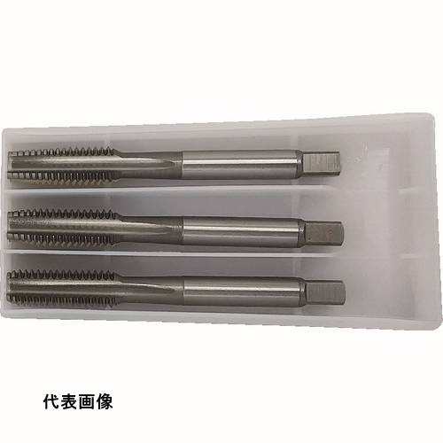 OSG 一般用ハンドタップセット(ハイス)(メートルねじ用) M10 ピッチ1.25mm 744 [HT-H-M10X1.25-SET] 販売単位：1 送料無料