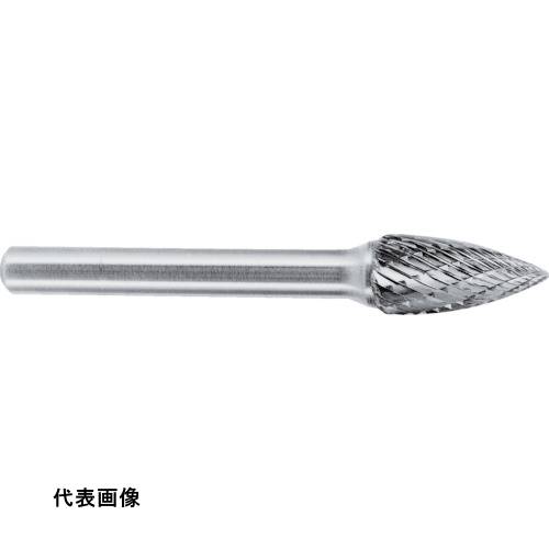 スーパー スーパー超硬バー シャンク径6mm(ポイント型)ダブルカット(刃径:12.7) [SB4C04] 販売単位：1 送料無料