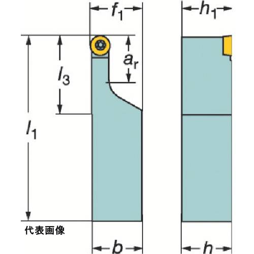 工具ターニングホルダー SANDVIK コロターン107 ポジチップ用シャンクバイト(210) [SRDCL 3225P 06-A] 販売単位：1 送料無料｜ルーペスタジオ