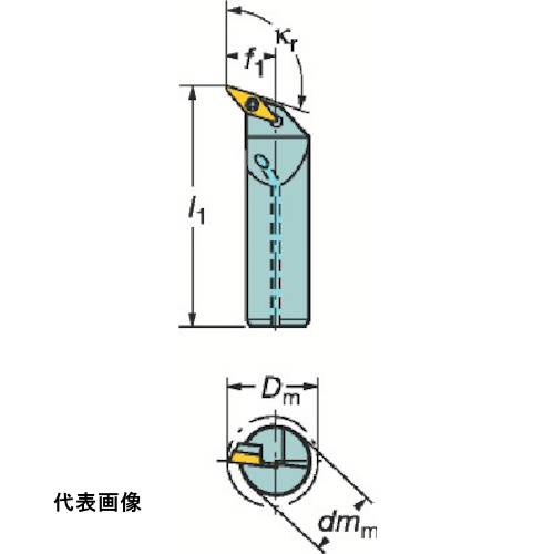 工具ターニングホルダー SANDVIK コロターン107 ポジチップ用ボーリングバイト(210) [A32T-SVQBR16] 販売単位：1 送料無料｜ルーペスタジオ