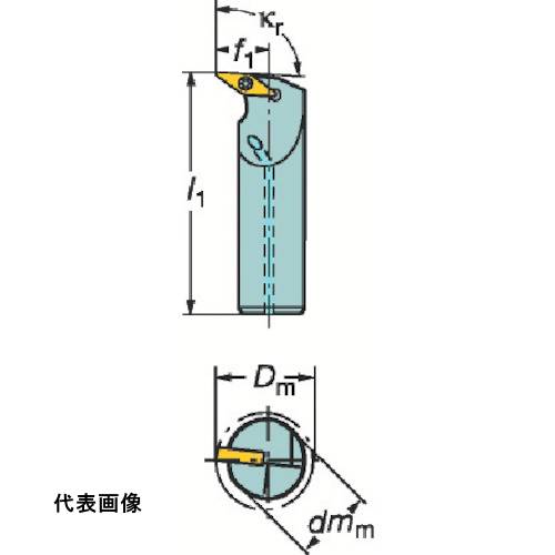 工具ターニングホルダー SANDVIK コロターン107 ポジチップ用ボーリングバイト(210) [A40T-SVUBR16] 販売単位：1 送料無料｜ルーペスタジオ 35,264円