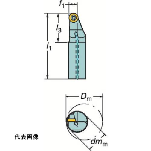 工具ターニングホルダー SANDVIK コロターン107 ポジチップ用ボーリングバイト(210) [A20MSRXDL08R] 販売単位：1 送料無料 20,053円
