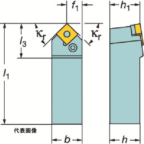 工具ターニングホルダー SANDVIK T-Max P ネガチップ用シャンクバイト(210) [PSDNN 1212F 09] 販売単位：1 送料無料