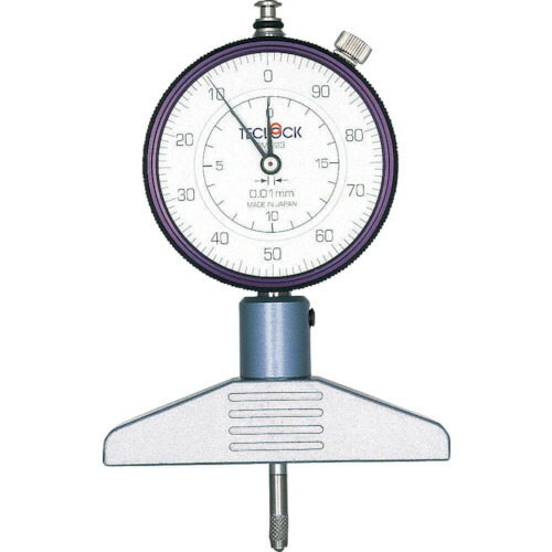 TECLOCK ダイヤルデプスゲージ 測定範囲0~20mm [DM-223] 販売単位：1 送料無料