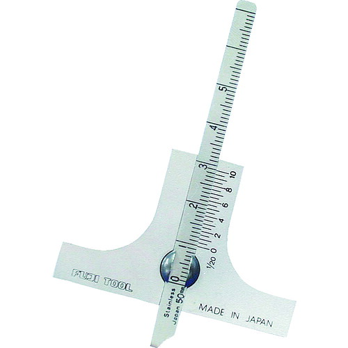フジ ミニデプスゲージ 測定範囲50mm ベース寸法58mm [50M] 販売単位：1 送料無料