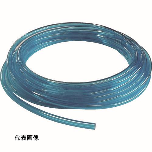 チヨダ ポリウレタンチューブ PフレックスチューブCB(透明ブルー)8mm/20m [8P-CB 20M] 販売単位：1 送料無料