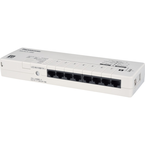 Panasonic PN210808 デスクサイドスイッチングハブSwitch-S8E [VYPN210808] VYPN210808 販売単位：1 送料無料｜ルーペスタジオ