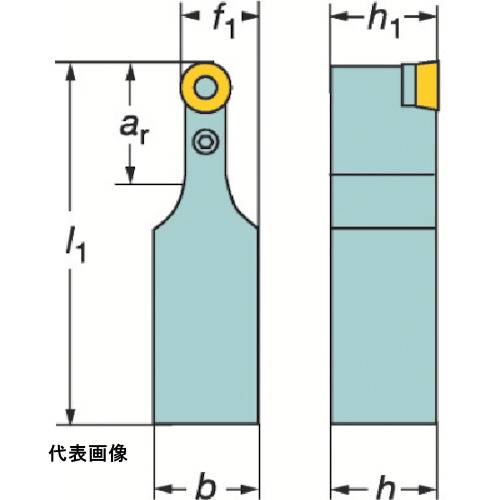 工具ターニングホルダー SANDVIK T-Max P ポジチップ用シャンクバイト(210) [PRDCN 3225P 12] 販売単位：1 送料無料｜ルーペスタジオ