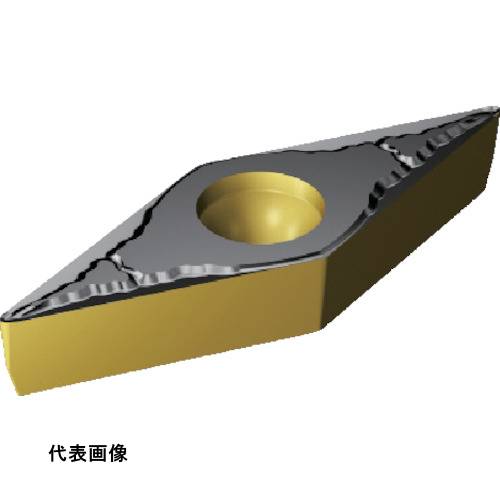 ターニングチップ SANDVIK コロターン107 旋削用ポジチップ(120) 3225 [VBMT 16 04 04-KM 3225] 10組セット 送料無料｜ルーペスタジオ