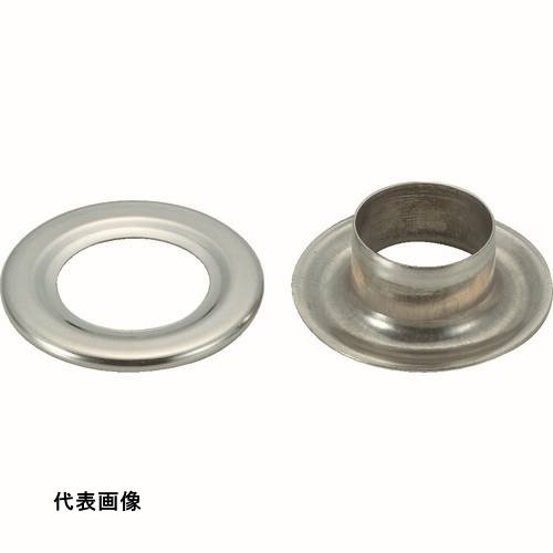 TRUSCO トラスコ中山 両面ハトメ ステンレス 10mm 200組入 (円筒ケース入) [THP-S10] 販売単位：1 送料無料