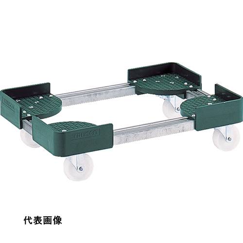 伸縮式 TRUSCO トラスコ中山 伸縮式コンテナ台車 内寸300-400X500-600 スチール製 [FCD-3050] 販売単位：1 送料無料