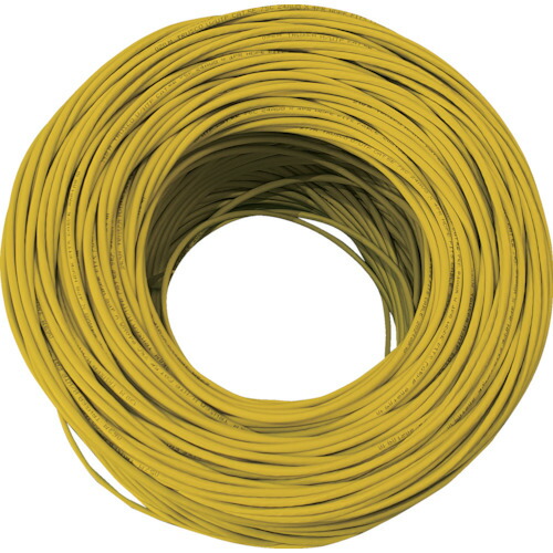 TRUSCO トラスコ中山 LANケーブル カテゴリ5e 300m 黄 [TUTP-CAT5E-300Y] TUTPCAT5E300Y 販売単位：1 送料無料｜ルーペスタジオ