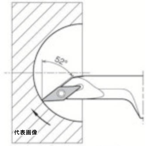 工具ターニングホルダー 京セラ 内径球面・奥端面・倣い加工用鋼バー S-SVJP/C/B-A [S12M-SVJCR08-16A] 販売単位：1 送料無料