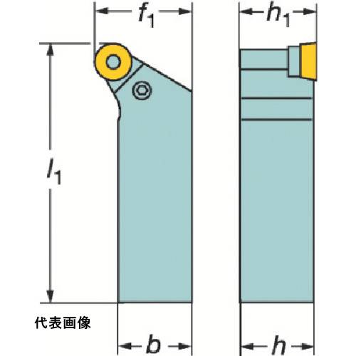 工具ターニングホルダー SANDVIK T-Max P ポジチップ用シャンクバイト(210) [PRGCR 3225P 12] 販売単位：1 送料無料｜ルーペスタジオ