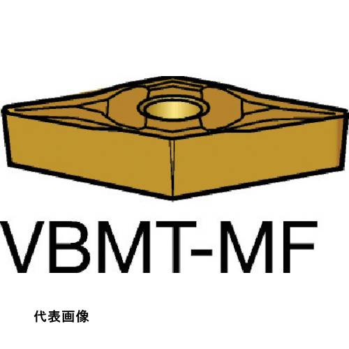 ターニングチップ SANDVIK コロターン107 旋削用ポジチップ(120) 2015 [VBMT 16 04 08-MF 2015] 10個セット 送料無料