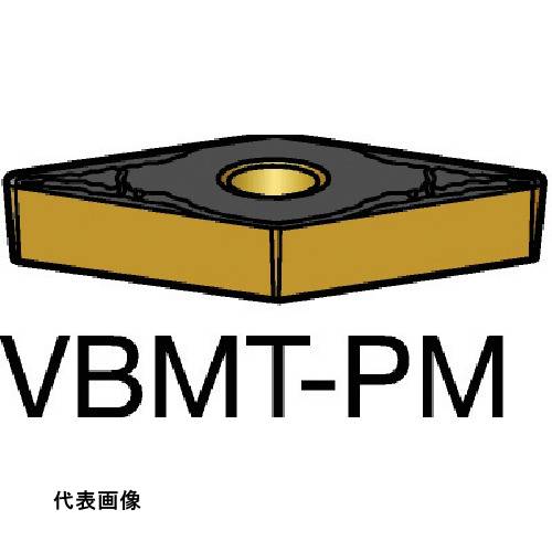 ターニングチップ SANDVIK コロターン107 旋削用ポジチップ(120) 5015 [VBMT 16 04 08-PM 5015] 10個セット 送料無料｜ルーペスタジオ