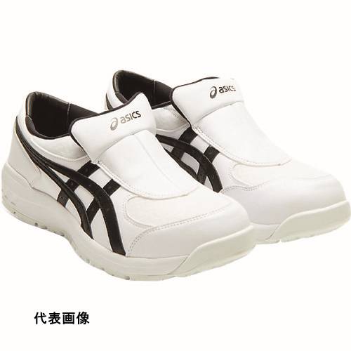 ASICS ウィンジョブCP211 SLIPーОN ホワイト&times;ブラック 29.0CM [1273A031.100-29.0] 1273A031.10029.0 販売単位：1 送料無料｜ルーペスタジオ