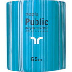 ネピア トイレットペーパー パブリック1ロール65m 100個入り [72203-71121] 販売単位：1 送料無料｜ルーペスタジオ