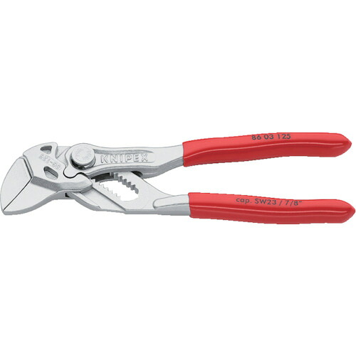 KNIPEX プライヤーレンチ すべり止めなし 125mm [8603-125] 販売単位：1 送料無料｜ルーペスタジオ