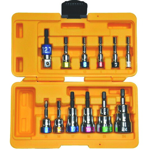 セット 電動工具用 TOP ショートソケットセット [EHS-5524AS] 販売単位：1 送料無料