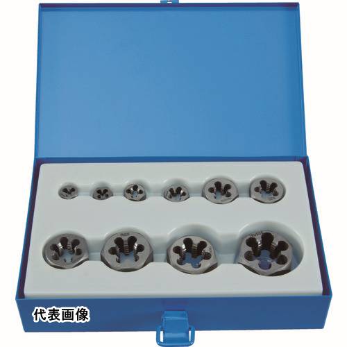 TRUSCO トラスコ中山 六角サラエナットダイスメートル細目ねじセット [THD-FSET] 販売単位：1 送料無料｜ルーペスタジオ