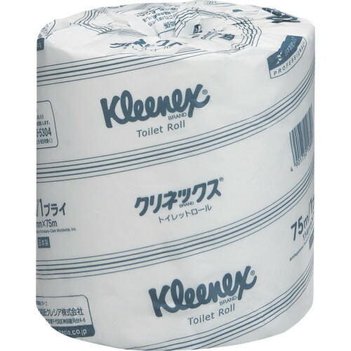 クレシア トイレットペーパー クリネックストイレットロール 75mシングル(10820/10821) [10821] 10821 販売単位：1 送料無料