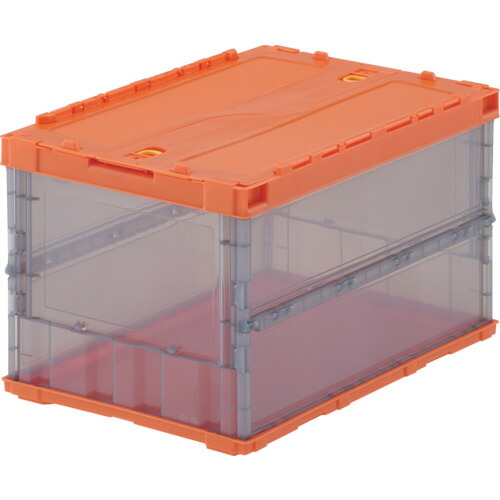 【8個セット①】コンテナ トラスコ中山 スケルコンオリコン 50L オレンジ 楽天市場】TRUSCO トラスコ中山 オリコン 薄型折りたたみ