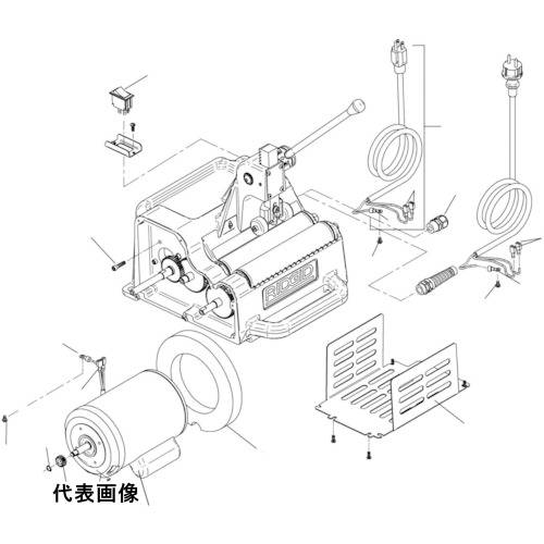 RIDGID 【売切廃番】高速管端処理機用パーツ スイッチ F/122J [58597] 販売単位：1 送料無料