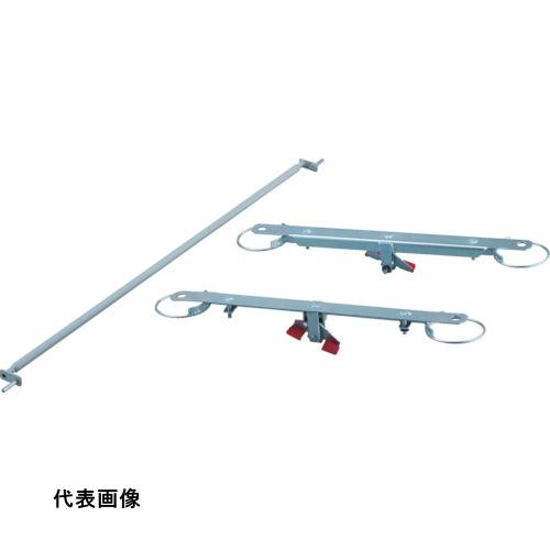 スチール製パイプ式棚 ベタ棚タイプ TRUSCO トラスコ中山 フェニックスラック用4輪ストッパー 1200X450用 [PER-1245-4S] 販売単位：1 送料無料｜ルーペスタジオ