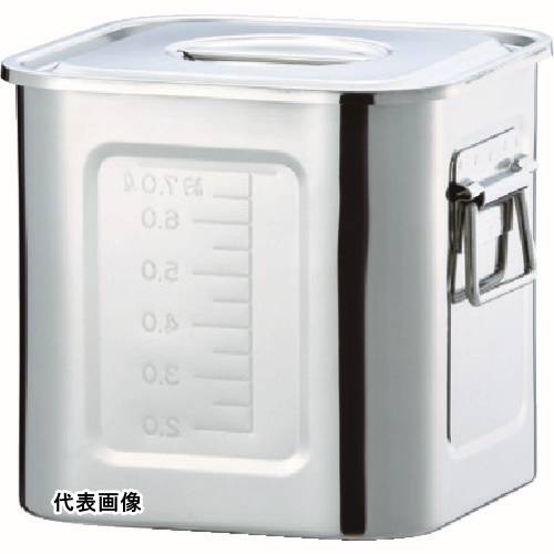 TRUSCO トラスコ中山 ステンレス角タンク 5.3L 180 取手無 [T-FC-7] 販売単位：1 送料無料