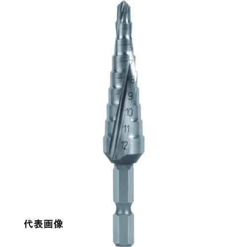 六角軸タイプ TRUSCO トラスコ中山 六角軸ステップドリル 2枚刃 5~19mm [TSDS19] 販売単位：1 送料無料