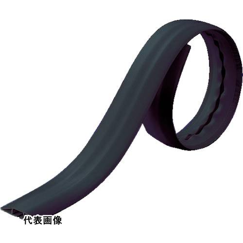 ケーブル カバー 床 TRUSCO トラスコ中山 ソフトケーブルプロテクター 10XW66.0X10Mブラック [TSRD10X6610-BK] 販売単位：1 送料無料｜ルーペスタジオ