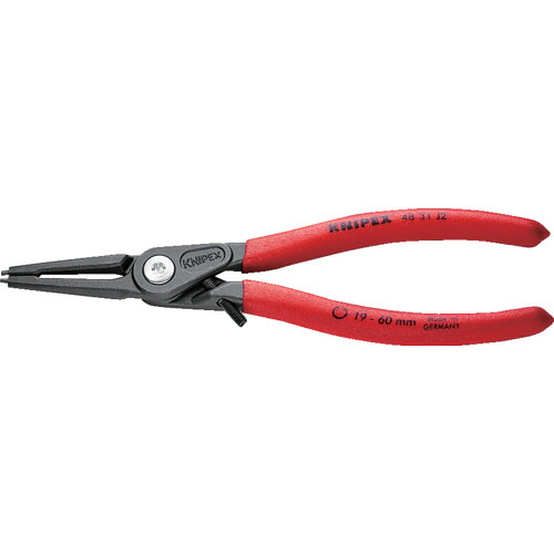 KNIPEX 穴用精密スナップリングプライヤー オープンリミッター付き 19-60mm [4831-J2] 販売単位：1 送料無料