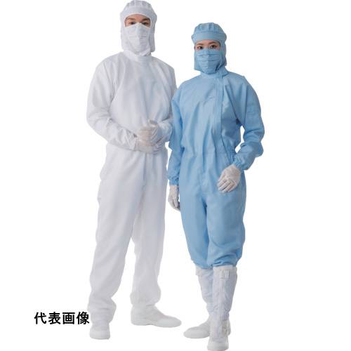 クリーンルーム用ウェア ISO Class 5 TriApex サイドファスナーつなぎ服FC141C 3L 青 [FC141C-02-3L] 販売単位：1 送料無料